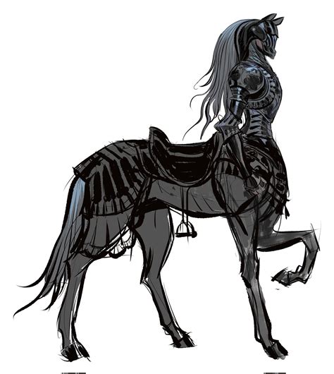 Horse mount | Centaur concept art, Centaur design, Creature design