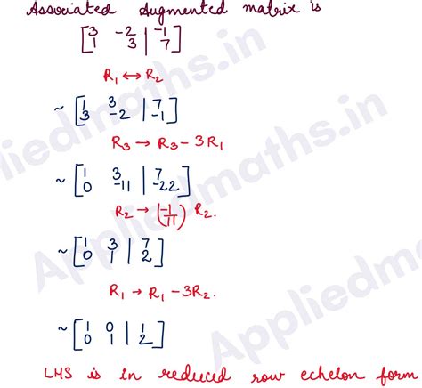 Image result for Row Reduction Method