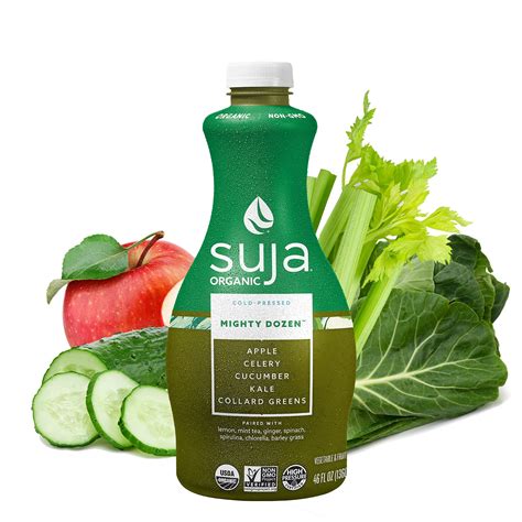 Buy Suja Cold-Pressed Mighty Dozen, Green Juice with Celery, Cucumber ...