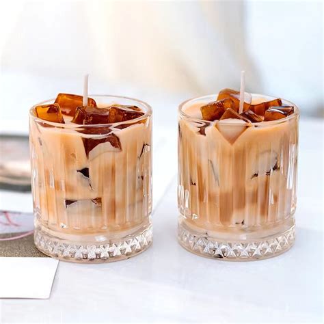 Iced Coffee Candle Caramel Latte Thanksgiving Gift - Etsy