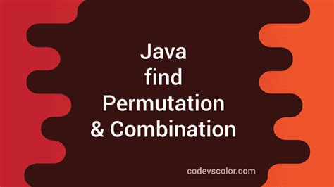 Image result for Wt Is Permutation in Java