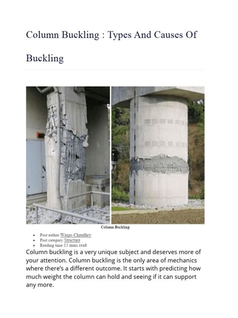 Image result for Buckling Example