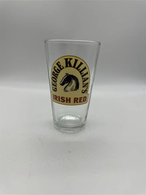 George Killian's -Pint Beer Glass - IRISH RED | eBay