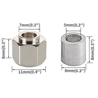 Buy iMetrx 3D Printer Rollers V slot with 8mm Eccentric Column and 8mm ...