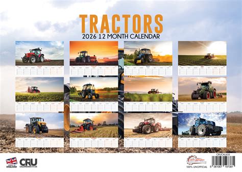 Tractors Calendar 2026 – A Tribute to Power and Precision – M-PRA