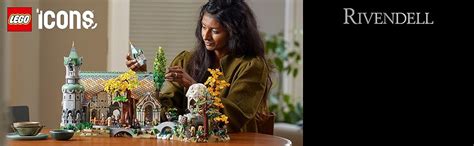 LEGO Icons The Lord of The Rings: Rivendell 10316 Building Kit for 18 ...