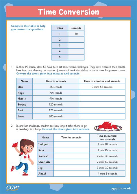 Time Conversion (Year 5) | CGP Plus - Worksheets Library