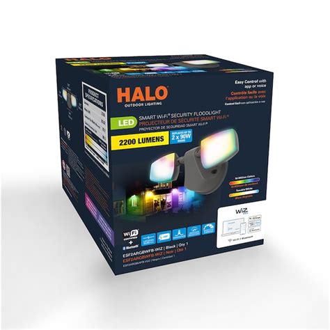HALO ESF-Wiz 2400-Lumen 28.5-Watt Black Line Voltage Bright White ...