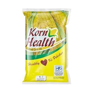 Korn Health 100% Pure Corn Oil - Nutritional Excellence, Versatile, and ...