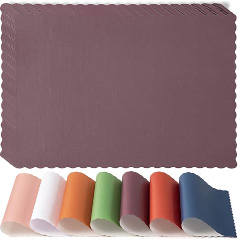 Amazon.com: Fit Meal Prep 50 Pack Disposable Paper Placemats, 14 x 10 ...