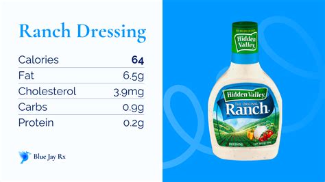 Ranch Dressing Nutrition Information at Alana Mcgovern blog