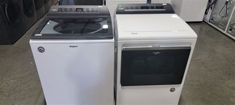 Whirlpool Top Load Set Electric Dryers - Home & Appliance King