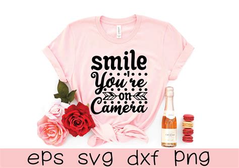 Smile You're on Camera Svg Graphic by DIGITAL DESIGN SHOP BD · Creative ...