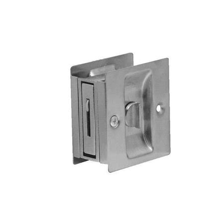 Don-Jo Square Privacy Pocket Door Lock PDL101625 | Zoro