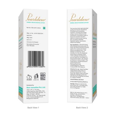 Buy PEARLDEW HERBAL MOISTURIZING LOTION 100 ML | WITH ROSE & BUTTERS ...