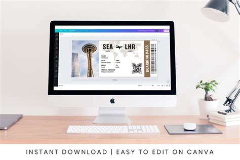 Boarding Pass Tickets Template | SnapyBiz