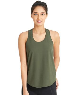 Buy Amante Smooth And Seamless Fitness Tank Top - Green Online