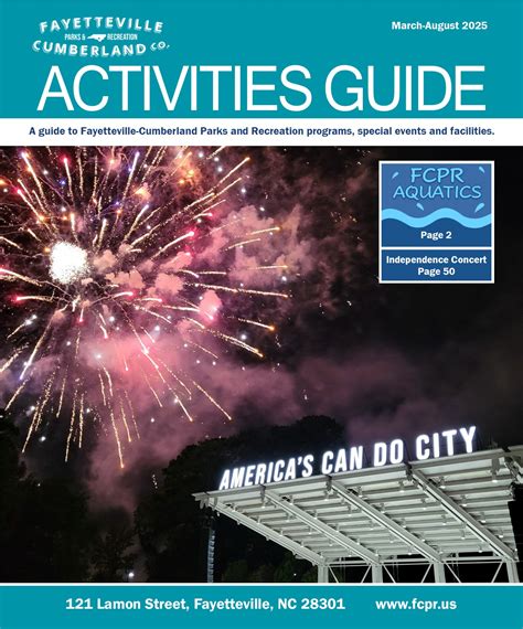 Activities Guide | City of Fayetteville, N.C.