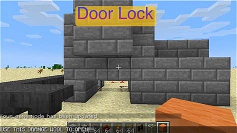 Image result for Color Code Lock Door in Minecraft