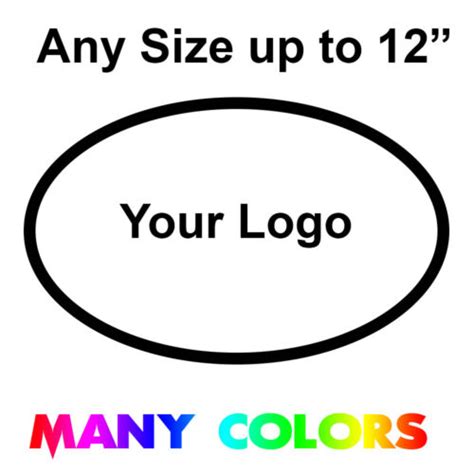 Custom Logo Sticker - Vinyl Die Cut Decals Your | Ubuy India