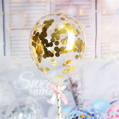 Buy VIFOME 6 Pcs Gold Cake Topper Happy Birthday Cake Topper Confetti ...