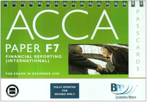 Buy ACCA - F7 Financial Reporting (INT): Passcard Book Online at Low ...
