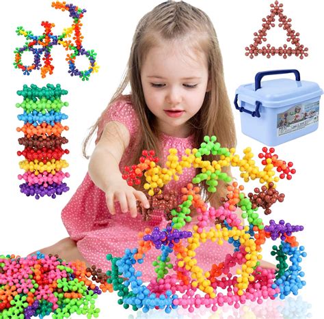 Buy Magic4U 350PCS Building Toys for Kids with Storage Box, STEM ...