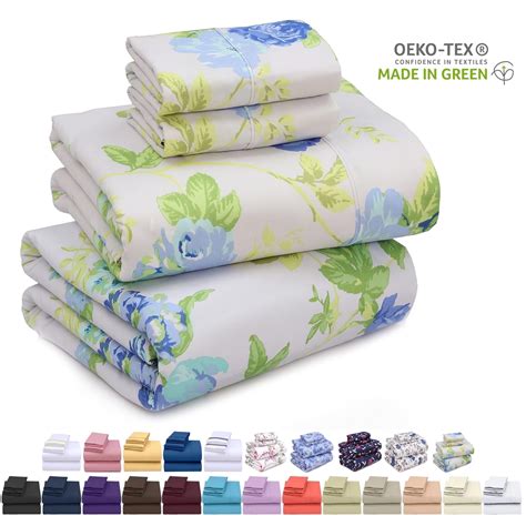 Ruvanti Full Size Sheets Set - Luxurious Silky Soft Microfiber Bedding ...