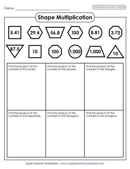 Image result for Decimal Patterns