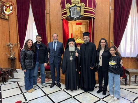 Palestinian Eastern Orthodox priest from Jerusalem with his family of three generations, circa 1893