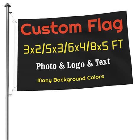 Custom Flag Personalised Flags 5ft X 3ft 3ft X 2ft | Desertcart INDIA