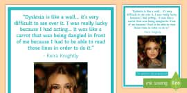 Facts about Dyslexia Display Poster | Primary Resource