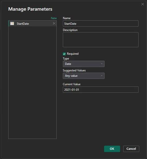 Image result for Power BI Declare Date Parameters From SQL Query