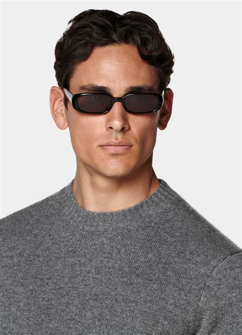 Grey Crewneck in Pure Cashmere | SUITSUPPLY