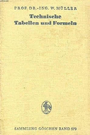 Amazon.in: Buy Technische Tabellen Und Formeln (Sammlung G Schen) Book ...