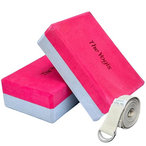 The Yogis Yoga Block | Yoga Brick (Set of 2, Extra Large Size), High ...
