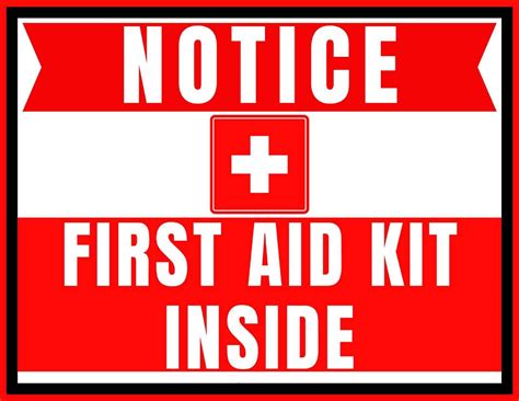 Image result for First Aid Kit Sign
