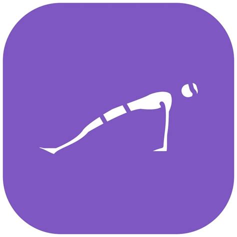 Upward plank pose vector illustration style | Premium Vector