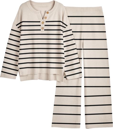 LILLUSORY Women's 2 Piece Lounge Sets Oversized Slouchy Matching Cozy ...