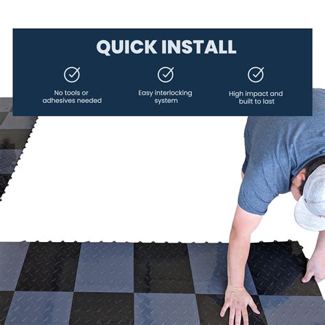 How To Install Interlocking Garage Floor Tiles Premium Modular