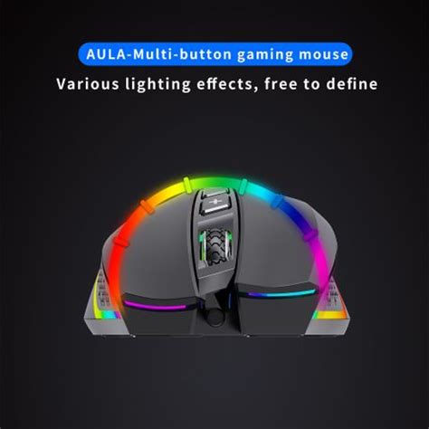Aula F805 / upto 6400 DPI, 7 buttons with Software, RGB Wired ...