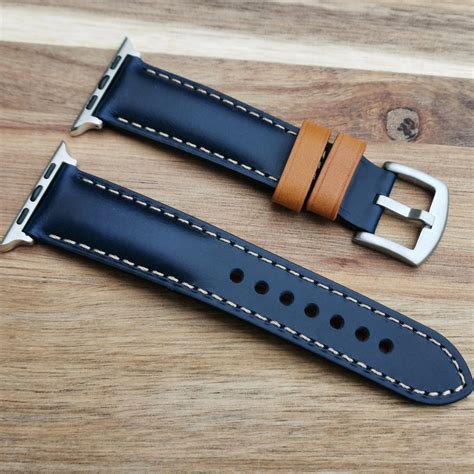 Handmade Full Grain Leather Apple Watch Straps - Watch And Strap ...