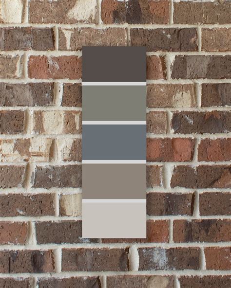 Red Brick Color Samples