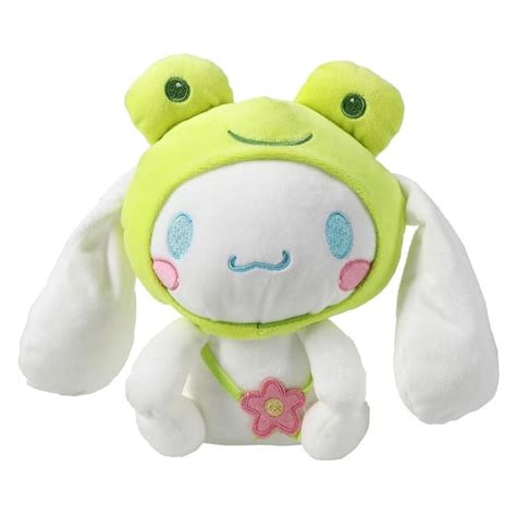 Sanrio Cinnamoroll Stuffed Animal Plushy in Frog Hat - Easter Hello ...