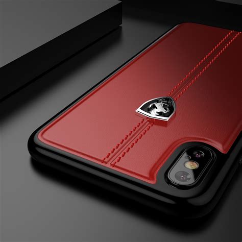 Ferrari ® Apple iPhone XS Max Vertical Contrasted Stripe - Material ...