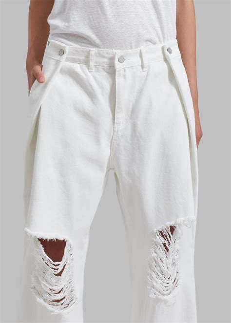 White Ripped Jeans For Women