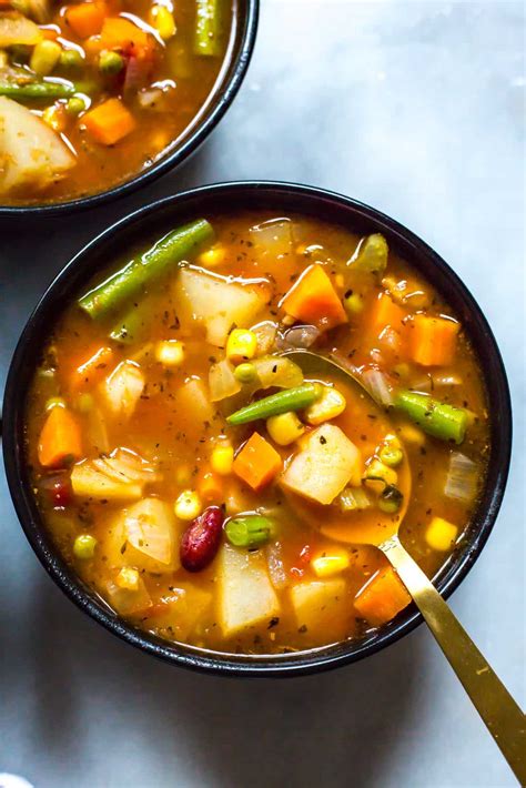 Easy Vegetable Bean Soup Recipe at Pam Irvine blog