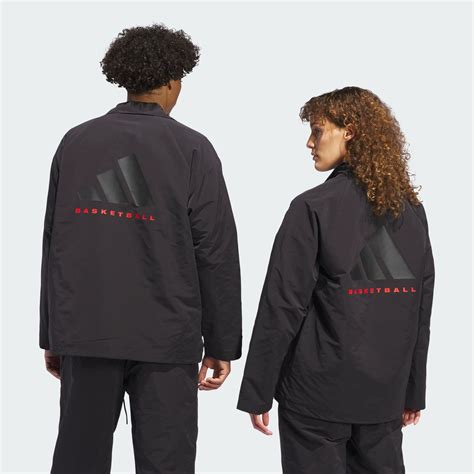 All products - adidas Basketball Coach Jacket (Gender Neutral) - Black ...