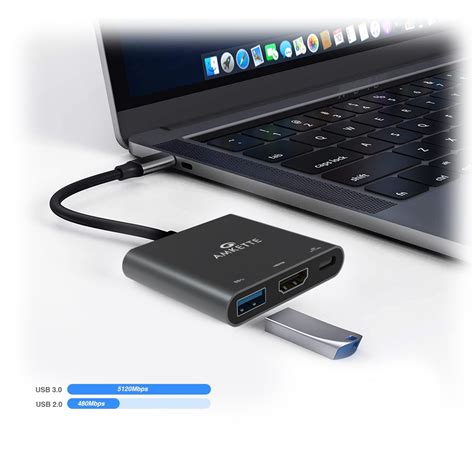 Type C 3 in 1 Multiport Hub – Amkette