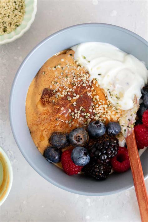 Greek Yogurt Peanut Butter Bowls - Carmy - Easy Healthy-ish Recipes